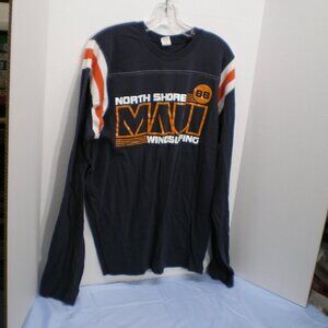 Hollister North Shore Maui Windsurfing Long Sleeve Tee Shirt, Size XL